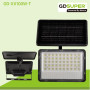 ΗΛΙΑΚΟΣ ΠΡΟΒΟΛΕΑΣ 100W IP65 GD-XX100W-T