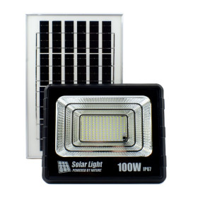 ΣΤΕΓΑΝΟΣ ΗΛΙΑΚΟΣ ΠΡΟΒΟΛΕΑΣ LED ΨΥΧΡΟ ΦΩΣ 100W/6500K ΙΠ67 GD-100H