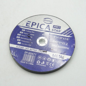 ΔΙΣΚΟΣ ΛΕΙΑΝΣΗΣ ΜΕΤΑΛΛΟΥ 230*3*22.2mm EPICA STAR TO-EP-50471