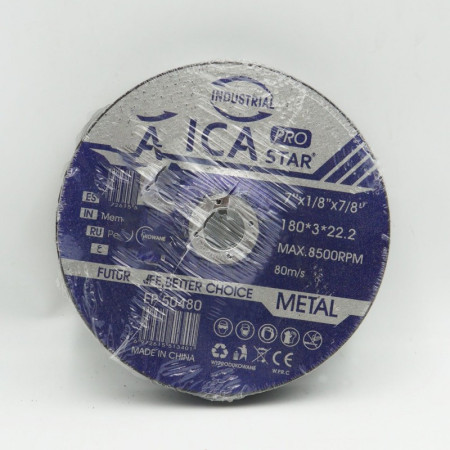 ΔΙΣΚΟΣ ΛΕΙΑΝΣΗΣ ΜΕΤΑΛΛΟΥ 180*3*22.2mm EPICA STAR TO-EP-50480