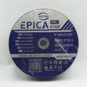 ΔΙΣΚΟΣ ΛΕΙΑΝΣΗΣ ΜΕΤΑΛΛΟΥ 230*1.9*22.2mm EPICA STAR TO-EP-50470