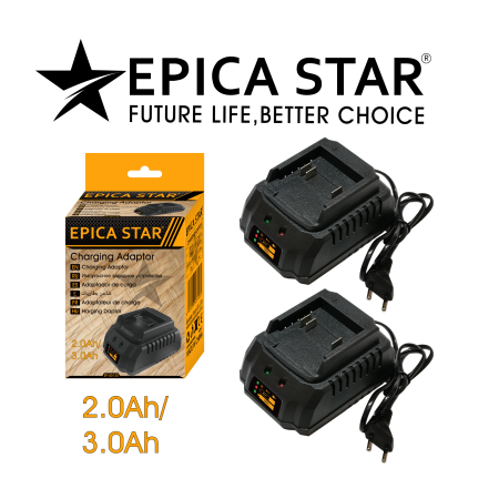 ΦΟΡΤΙΣΤΗΣ ΜΠΑΤΑΡΙΩΝ 2.0/3.0Ah EP-50135