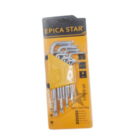 ΚΛΕΙΔΙΑ TORX ΣΕ ΣΧΗΜΑ L ΣΕΤ 9ΤΜΧ EP-50663