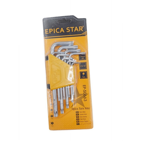 ΚΛΕΙΔΙΑ TORX ΣΕ ΣΧΗΜΑ L ΣΕΤ 9ΤΜΧ EP-50663
