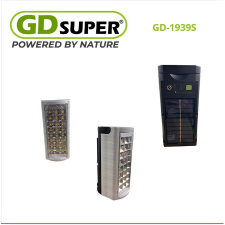 SOLAR RECHARGEABLE LED LIGHT GD-1939S