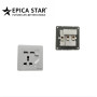 ΠΡΙΖΑ ΜΕ 2 ΘΥΡΕΣ USB & ΔΙΑΚΟΠΤΗ EP-50756