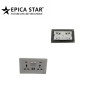 ΔΙΠΛΗ ΠΡΙΖΑ ΜΕ 2 ΘΥΡΕΣ USB EP-50762