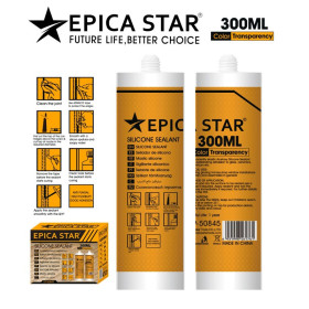 ΣΦΡΑΓΙΣΤΙΚΗ ΣΙΛΙΚΟΝΗ ΔΙΑΦΑΝΗ 300ml EP-50845