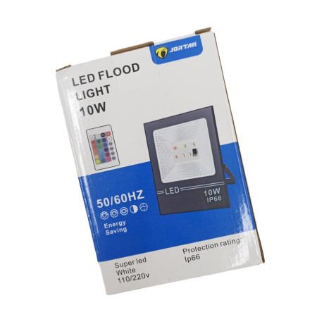 JORTAN LED ΠΡΟΒΟΛΑΚΙ 10W RGB 220V JGTGD-TP10WRGB