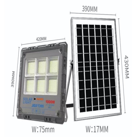 ΗΛΙΑΚΟΣ ΠΡΟΒΟΛΕΑΣ JORTAN 1000W JT-181000-XM1000W