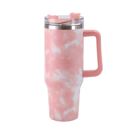 ΘΕΡΜΟΣ TUMBLER ΑΝΟΞΕΙΔΩΤΟ 1.2lt ΜΕ ΚΑΛΑΜΑΚΙ & ΛΑΒΗ TY-05087
