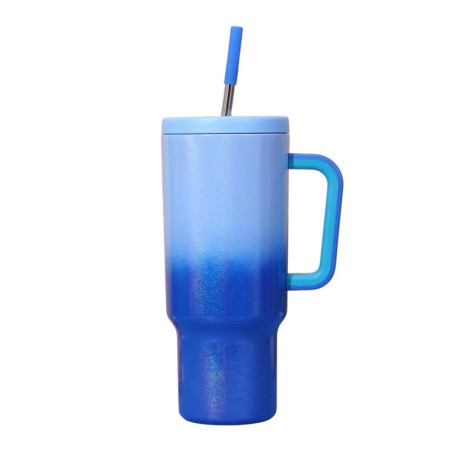 ΘΕΡΜΟΣ TUMBLER ΑΝΟΞΕΙΔΩΤΟ 1.2lt ΜΕ ΚΑΛΑΜΑΚΙ & ΛΑΒΗ TY-05088