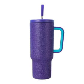 ΘΕΡΜΟΣ TUMBLER ΑΝΟΞΕΙΔΩΤΟ 1.2lt ΜΕ ΚΑΛΑΜΑΚΙ & ΛΑΒΗ TY-05090