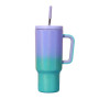 ΘΕΡΜΟΣ TUMBLER ΑΝΟΞΕΙΔΩΤΟ 1.2lt ΜΕ ΚΑΛΑΜΑΚΙ & ΛΑΒΗ TY-05091
