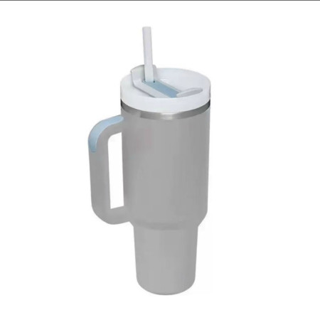 ΘΕΡΜΟΣ TUMBLER ΑΝΟΞΕΙΔΩΤΟ 1.2lt ΜΕ ΚΑΛΑΜΑΚΙ & ΛΑΒΗ TY-05093