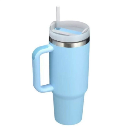 ΘΕΡΜΟΣ TUMBLER ΑΝΟΞΕΙΔΩΤΟ 1.2lt ΜΕ ΚΑΛΑΜΑΚΙ & ΛΑΒΗ TY-05094