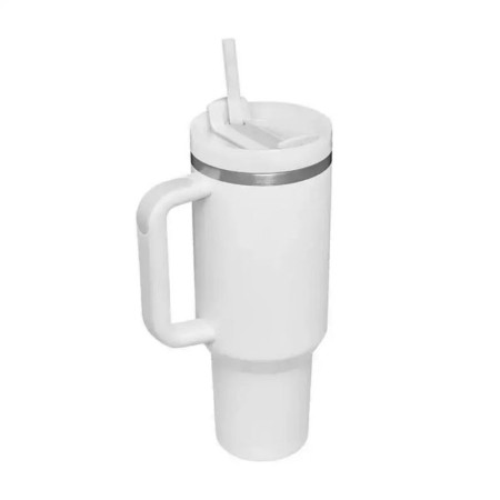 ΘΕΡΜΟΣ TUMBLER ΑΝΟΞΕΙΔΩΤΟ 1.2lt ΜΕ ΚΑΛΑΜΑΚΙ & ΛΑΒΗ TY-05095