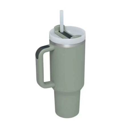 ΘΕΡΜΟΣ TUMBLER ΑΝΟΞΕΙΔΩΤΟ 1.2lt ΜΕ ΚΑΛΑΜΑΚΙ & ΛΑΒΗ TY-05097