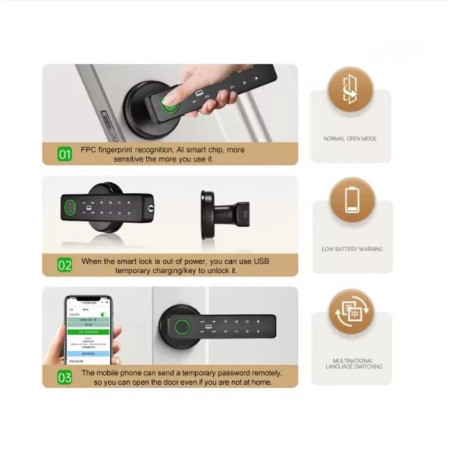 SMART LOCK FINGERPRINT LOCK ASB-06999