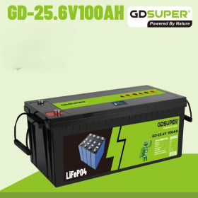 GDSUPER ΜΠΑΤΑΡΙΑ ΛΙΘΙΟΥ 25.6V 100AH GD-06970