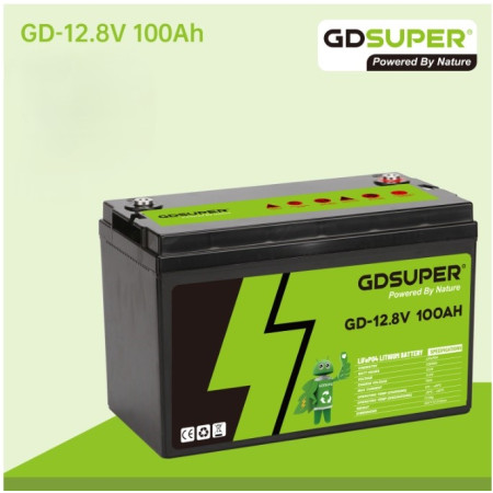 GDSUPER ΜΠΑΤΑΡΙΑ ΛΙΘΙΟΥ 12.8V 100AH GD-06966