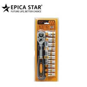 ΣΕΤ ΚΑΣΤΑΝΙΑ ΜΕ ΚΑΡΥΔΑΚΙΑ 1/2" 12ΤΜΧ  EP-60300